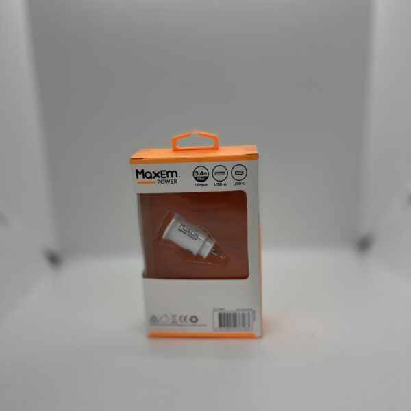 Max Em Power 3.4A Dual USB Wall Socket Outlet – Fast Charging